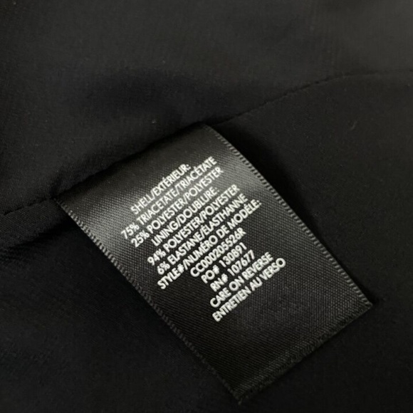 Alice + Olivia Dress Mini Slip Harmony Black Cowl Neck Sleeveless - Picture 9 of 11